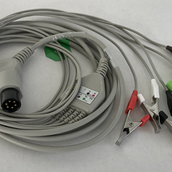 ECG Cable- 6 Pin-5LEAD